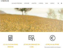 Tablet Screenshot of cnergie.net